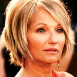 Short Textured A-Line Hairstyle-Hairstyles for Older Women