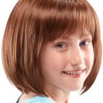 Short Thick Bangs with Layered Hair- Short Hairstyles for Little Girls