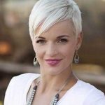 Silver Pixie Cut with Bangs-Pixie Haircuts with Bangs