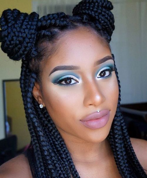 Spunky Hairstyle Box Braids