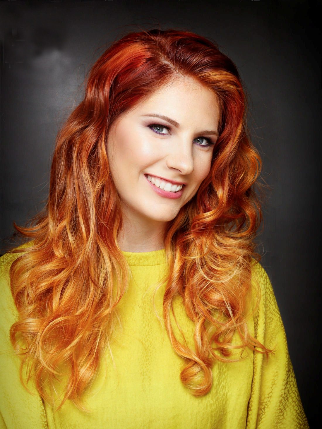 Sweet, Serene Sunset Red Hair Color