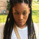 Thick Box Braids Sew-In Hairstyles