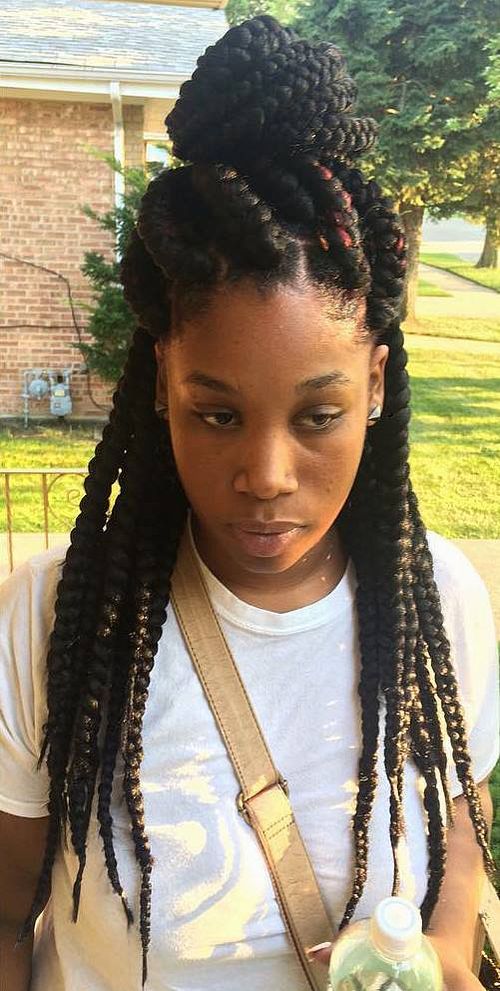 Thick Box Braids Sew In Hairstyles
