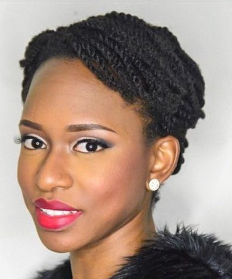 Tight Black Twists-Natural Hairstyles for Short Hair