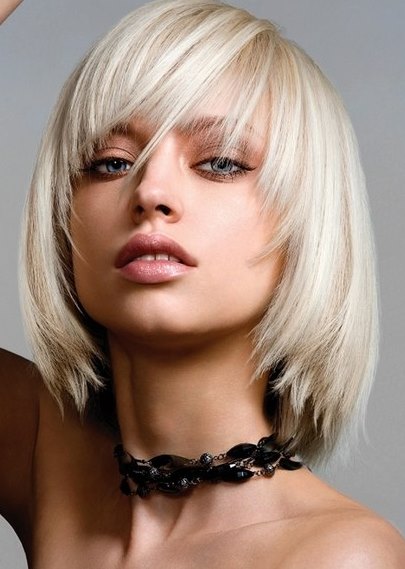 Torn Haircut with a Soft Fringe- Short haircuts for fine hair