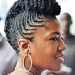 Twisted Braided Natural Hair Mohawk Mohawk Hairstyles