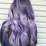 Violet and Silver Balyage- Ideas for ash blonde and silver ombre hair
