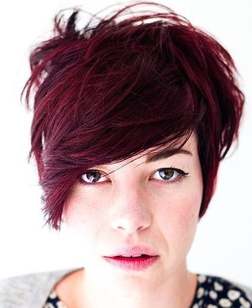 High and Mighty Short Shag Hairstyles