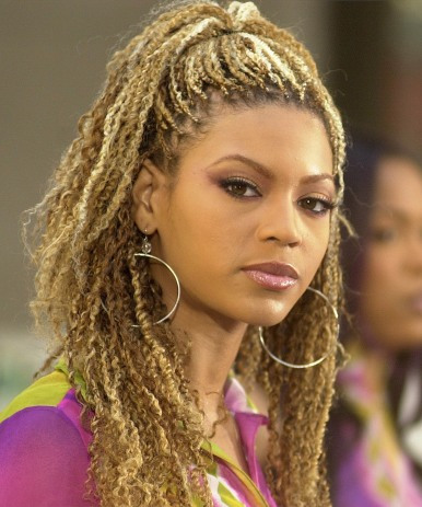 box braids bun beyonce