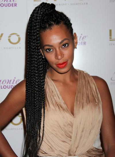 Big Box Braids High Ponytail