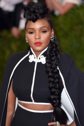 Iconic Fish Black Braided Updos