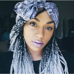 Scarf for an Easy to do Box Braids