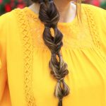 Double Bubble Fish Tail Braid Hairstyles
