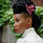 Fancy Updo twist hairstyles for natural hair