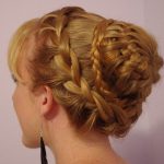 A fancy Bun Two French Braid Hairstyles for Women