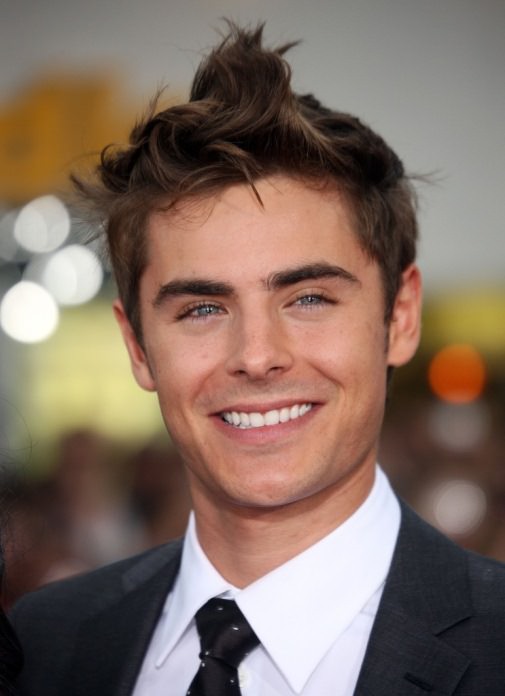 Messy Hairstyle zac efron hairstyles