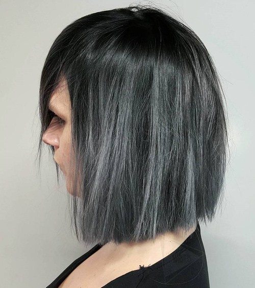 Gothic Grey grey hair trend