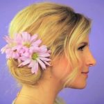 Triple Flower Lower Bun mother of the bride hairstyles