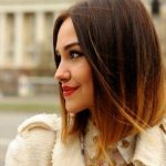 Color them Ombre Long Bob Hairstyles