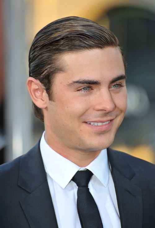 Gelled Look zac efron hairstyles