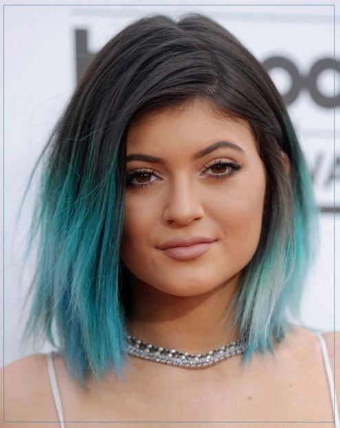 Funky Ombre Long Bob Hairstyles