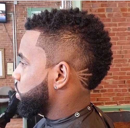 Faux Hawk Haircuts for Men with Patterns