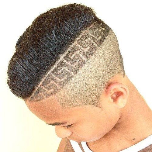 Shaved Art haircuts for men 