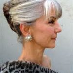 Low Chignon hairstyles for women over 70
