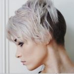 Short Pixie with Grey Top grey hair trend