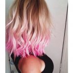 Messy Bob Pink Ombre bob hairstyles