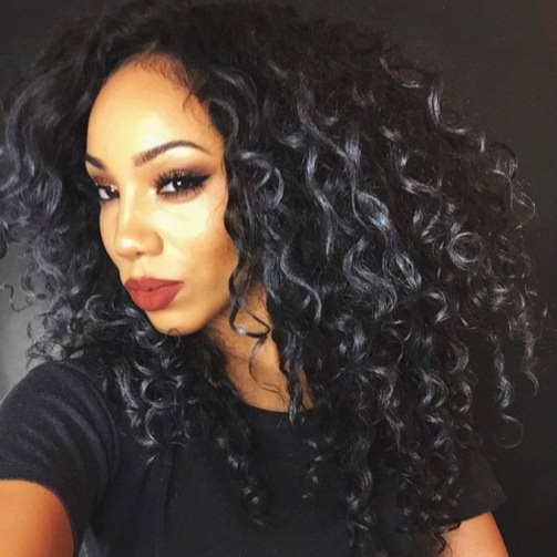 The Grey Highlights Black Curly Hairstyles