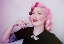 20 Easy to do Pink Hairstyles Vinatge Pink Glam Pink Hairstyles