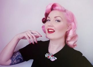 20 Easy to do Pink Hairstyles Vinatge Pink Glam Pink Hairstyles