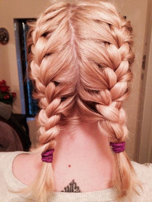 The Pigtails two French braid hairstyles