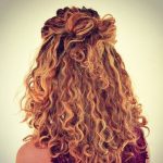 Half hair updo Hairstyles for