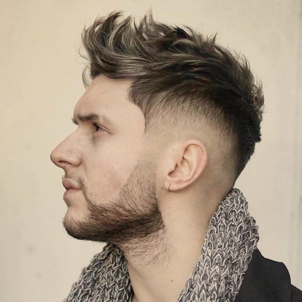 Layered Faux Hawk Haircuts for Men