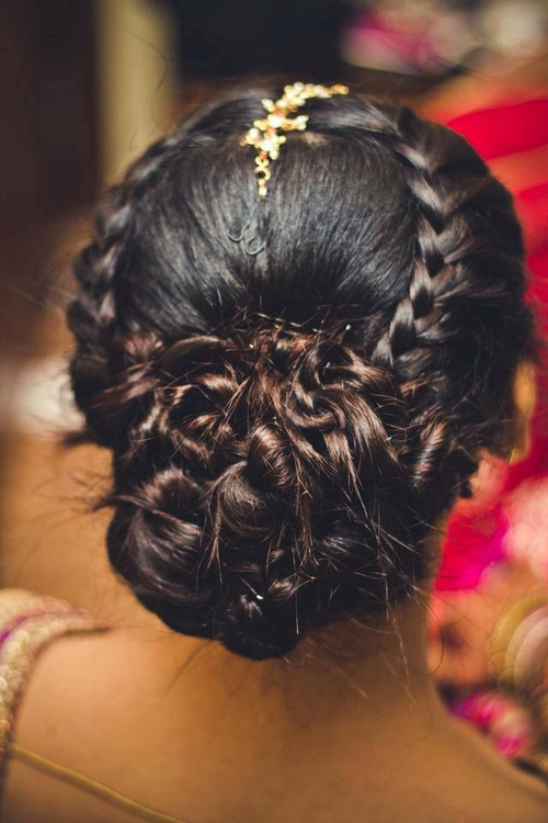 Braided Hairstyles for Indian Wedding 