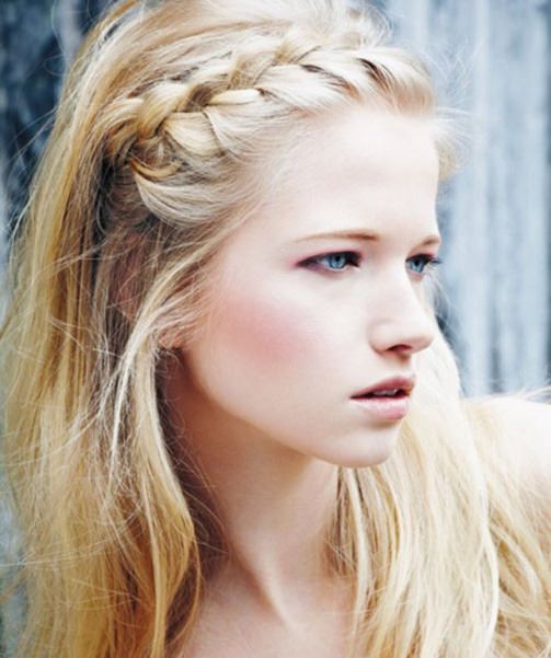 Tiara Braid haircuts for teenage girls 