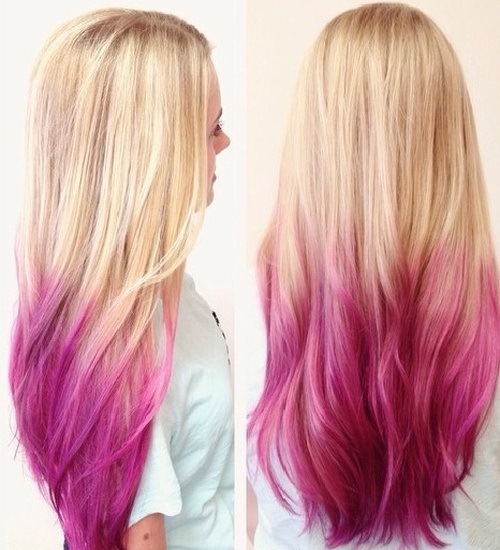 Pink Ombre Pink Hairstyles