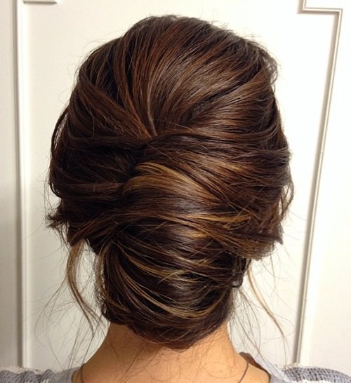 Keep it Straight and Messy Messy Updos for Long Hair
