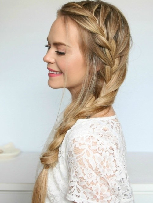 Beautiful Side French Side Braid Hairstyles