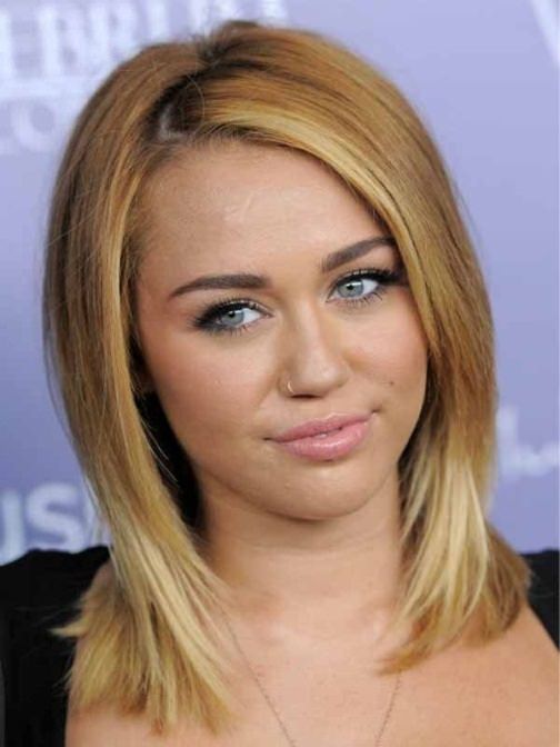 Face Framing Layers Miley Cyrus haircuts