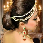 Extravagant Updo Hairstyles for Indian Wedding