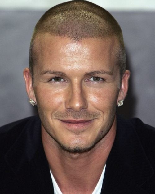 The crew cut ideas from David Beckham Hairstyles