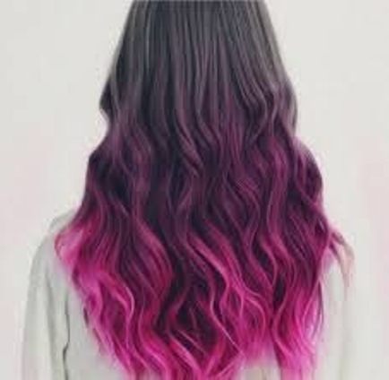 Pink Ombre with Black Hair Pink Hairstyles 