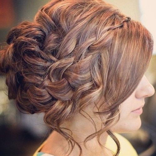Messy Updo with Beautiful Curls Messy Updos for Long Hair
