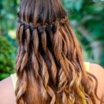 Waterfall braid Hairstyles for Long Thick Hair