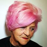 color them pink hairstyles for women over 70