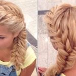 Double Braid with Single End French Braid Hairstyles for Women