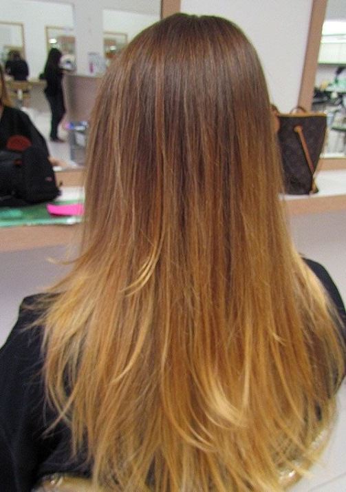 Go Trendy, Go Ombre long straight hairstyles